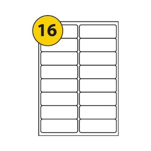 Label Laser Size / 16  Model Office