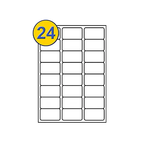 [A-LA126050] Label Laser Size / 24  Model Office