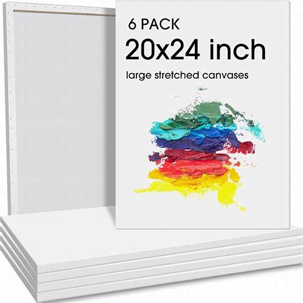 Art Canvas Size 20*20cm White Cotton