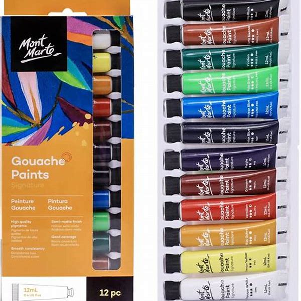Gouache Colours Set 12 Tube 12 ML DE-G1212 LANPO