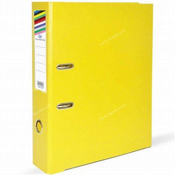 Box File Perqueen FS 4cm Yellow Digital
