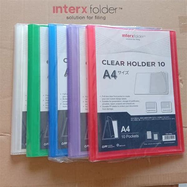 Clear Holder 40 Sheets A4 K-Max