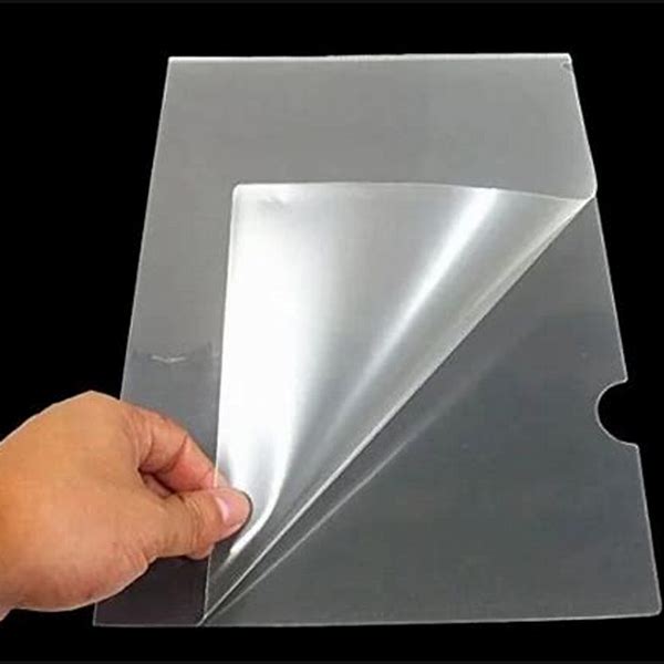 File L shape  size A4-200 Micron- Prima