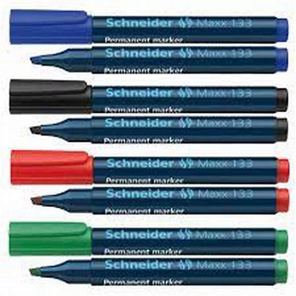 Permanent Marker Pen Blue Model 133 Schneider