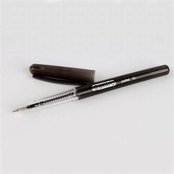 Ballpoint Pen Model 100 Size 0.7mm Black Bravo