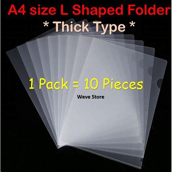 File L shape size A4-180 Micron -Benge