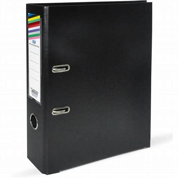 Box File Perqueen FS 8cm Black Digital