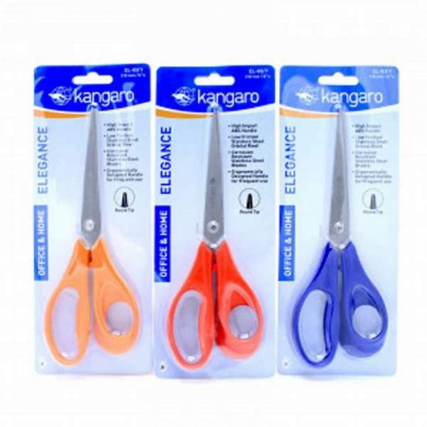 Office Scissors Large Model EL-73N/Y Size 18.5CM Kangaro