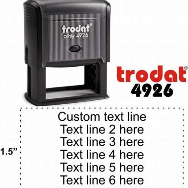 Stamp Printy 4926 Trodat
