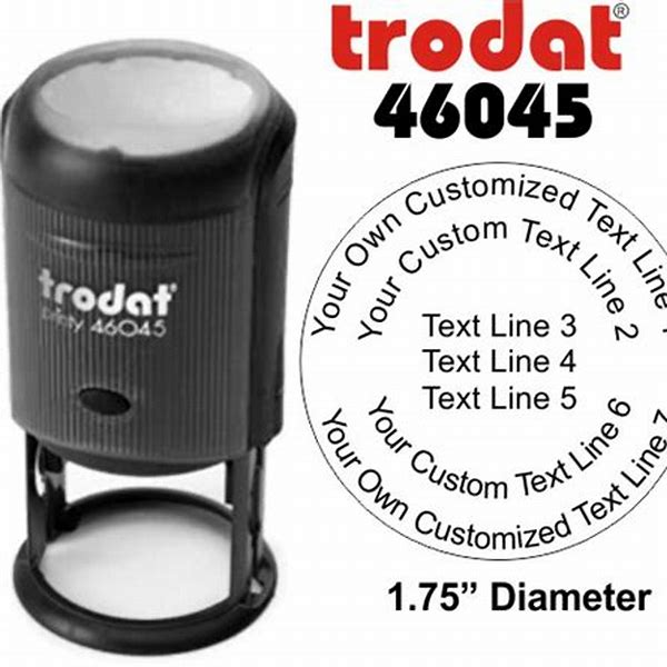 Stamp Printy 46045 Trodat