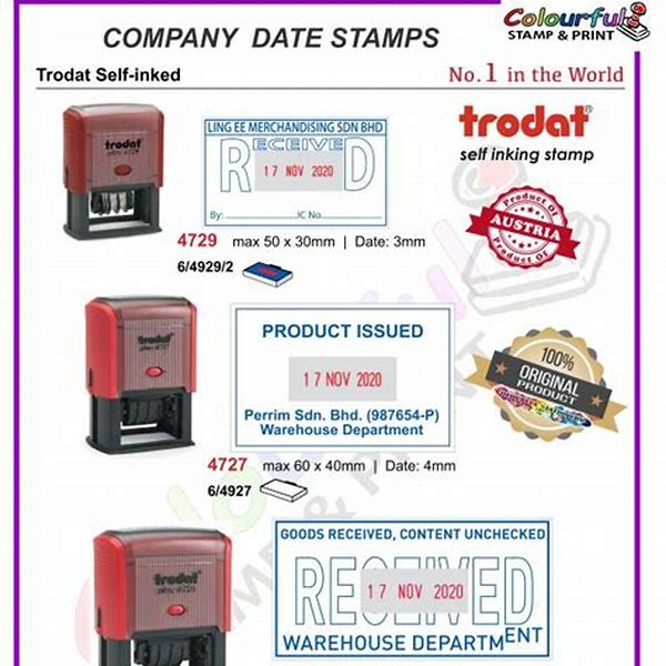Stamp Date Model 4729 Trodat