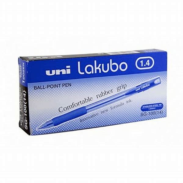 Ballpoint Pen Model Lakubo Size 1.4mm Black Uniball
