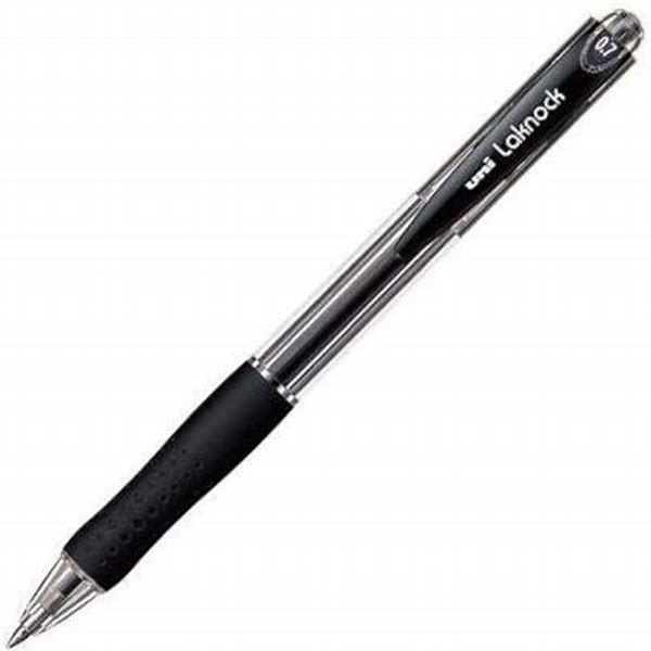Ballpoint Pen Model Laknock Size 0.7mm Black uniball