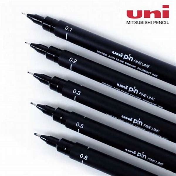 Drawing Pen  Uni Pin  Fine line 0.04 Uni Uniball