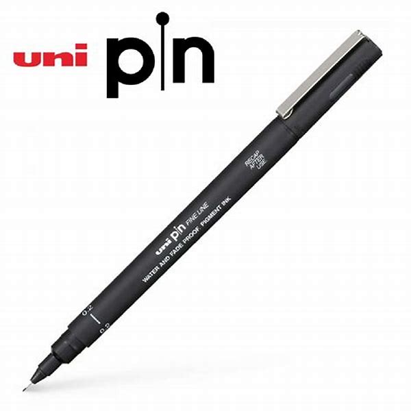 Uni Pin (Drawing Pen) Fine line 0.02 Uni-ball