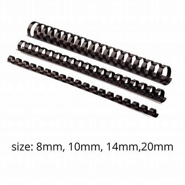 Binding Comb Plastic A4 Size 10mm Assorted