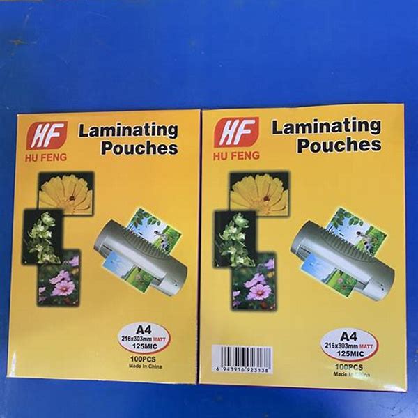 Lamintion A4 175 Micron 100Sheets Hi Tecno
