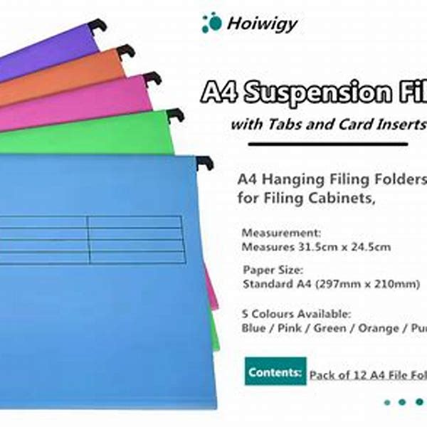 Hanging File, Size FS, Green,Office Suspension