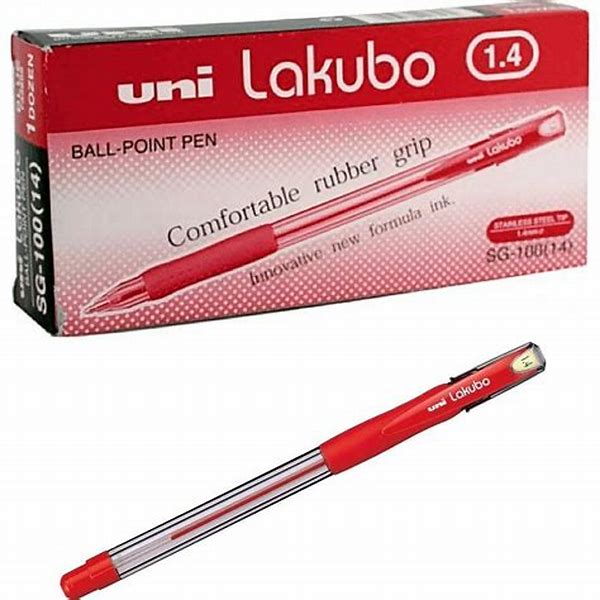 Ballpoint Pen Lakubo SG-100 0.7 Red Uni-ball