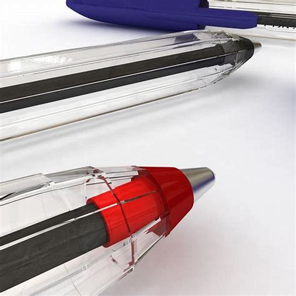 Ballpoint pen Penson Model  My-Tech 0.7 - Red