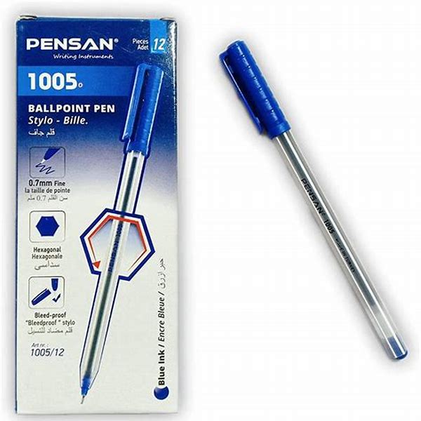 Ballpoint Pen Model 1005 Size 0.7mm Blue PENSAN