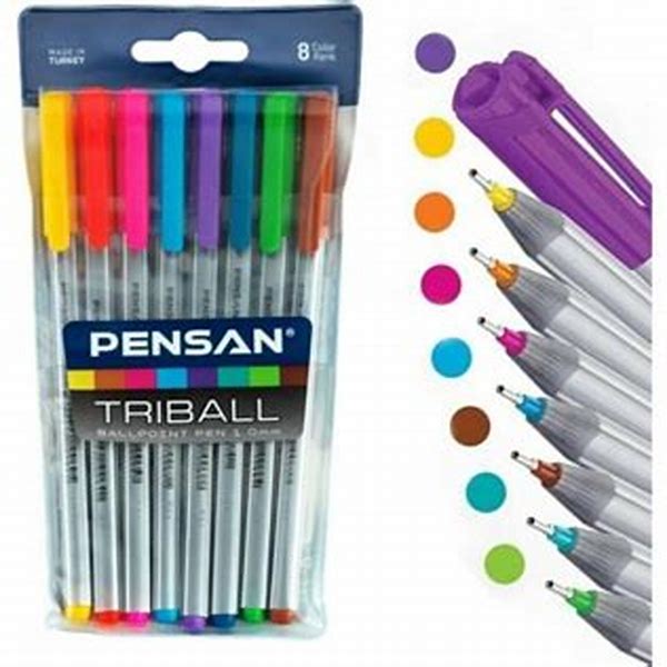 Ballpoint Pen Model TRIBALL Size 1.0mm Red PENSAN