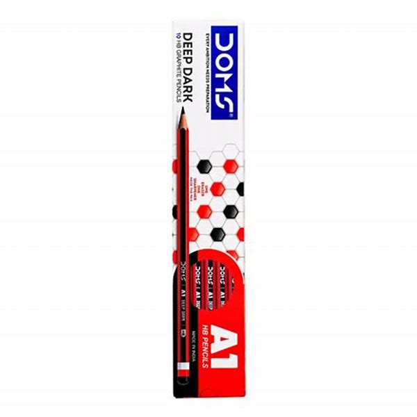 Pencil Without Ereaser Model Q1 Daringly Dark HB Doms