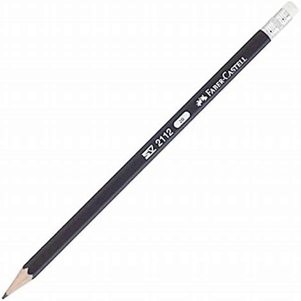 Pencil With Eraser Tip 2112 2B Faber-Castell