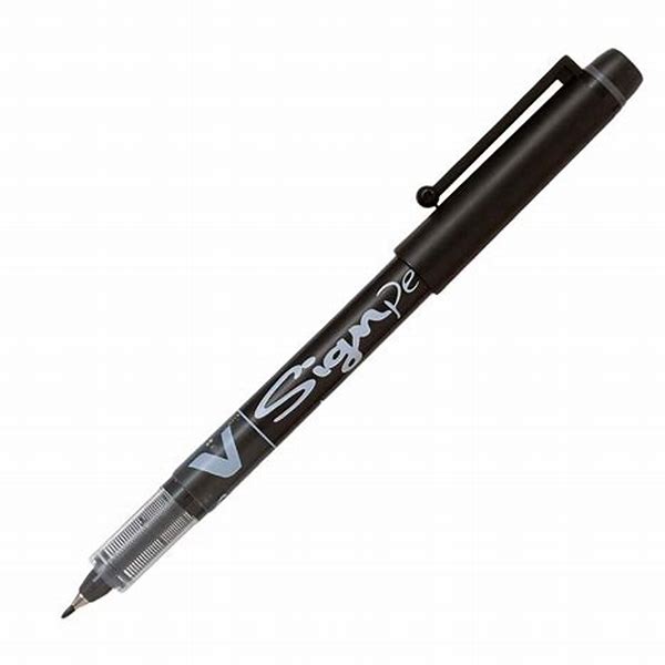 Rollerball Pen Model V Sign Pen Pure Liquid ink Black PILOT