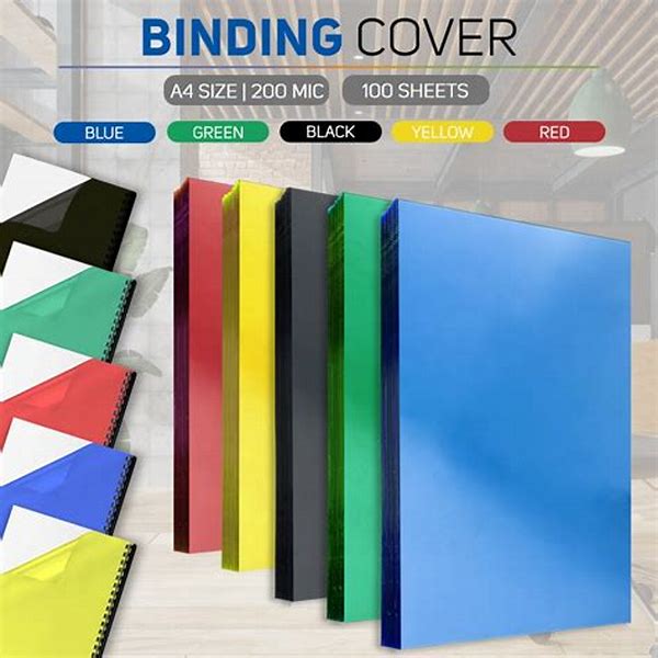 Binding Cover Back Size A4  Sofiplast