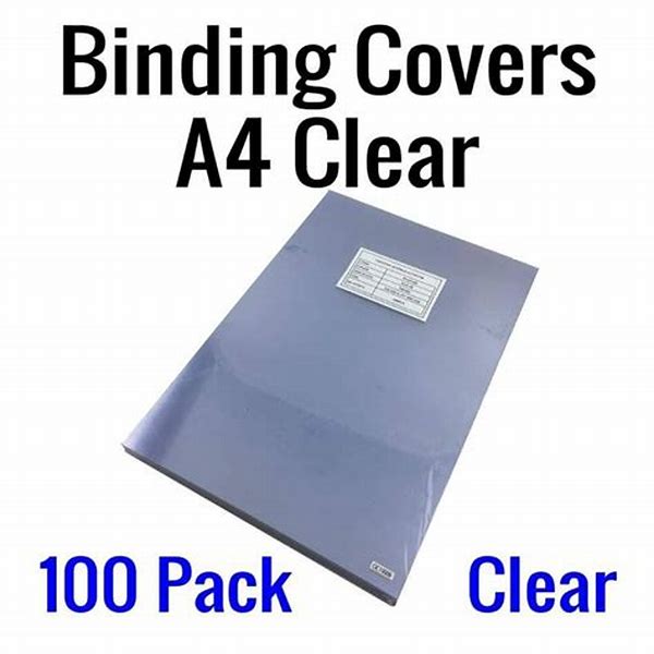 Binding Cover Transparent (Front) 150 Micron A4 Prima