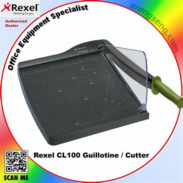 Office Equipment -Guillotine A4/ CL100 Rexel