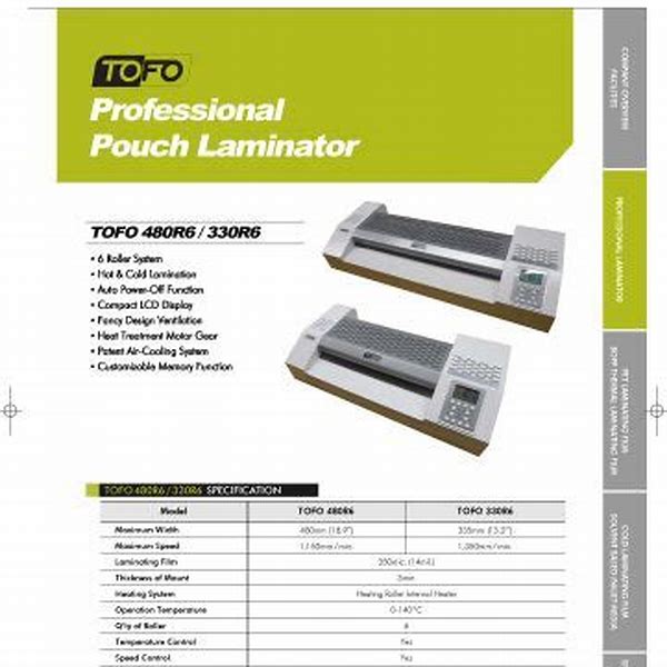 Office Equipment -Laminatore TOFO 330 - R6