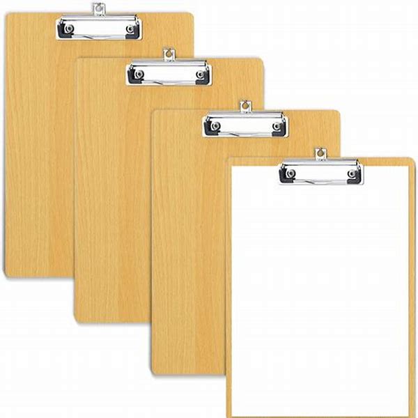 Clip Board Wooden Model CH2158  size A4 Office Mix