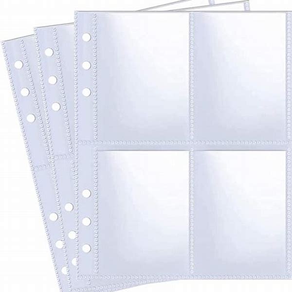 Card Refill Sheet A4 Fares