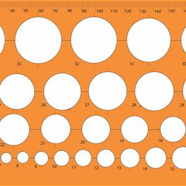 Circle Ruler Drawing template
