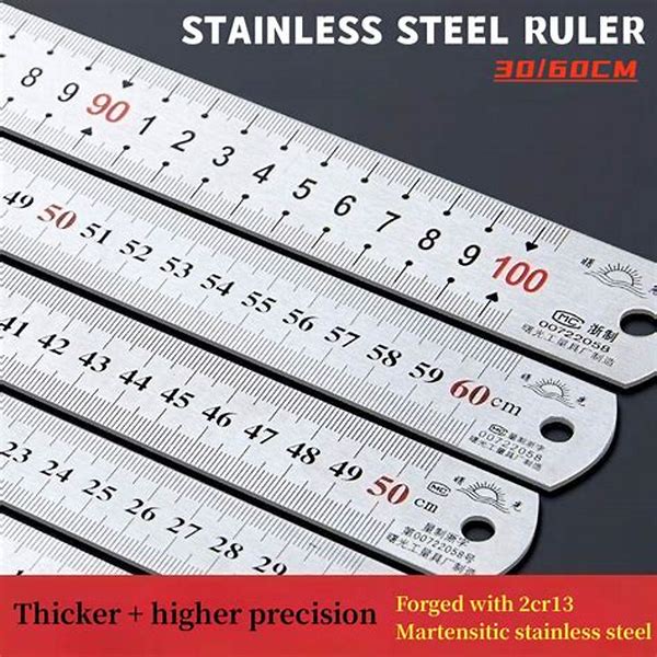 Ruler Metal 60cm Office Mix