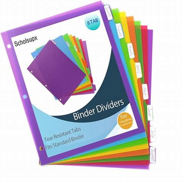 Binder Dividers Carton 1-6 Manila