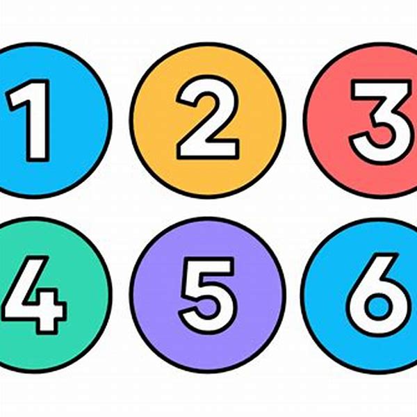 Binder DividersCarton 1-6 Numbers A4 Yassen