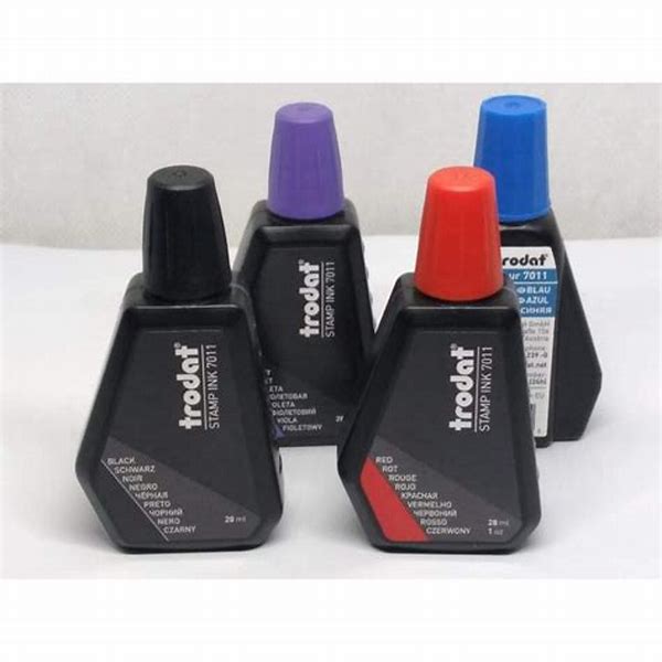 Stamp Ink Bottel Germany Size 28ml Blue Trodat