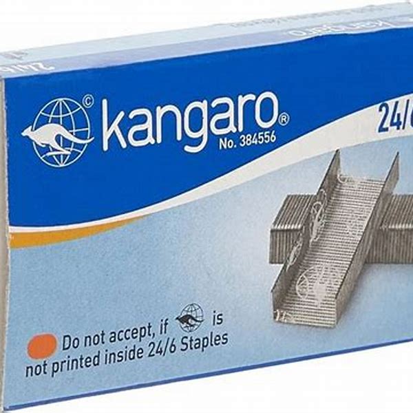 Staples Size 24/6 Copper Kangaro