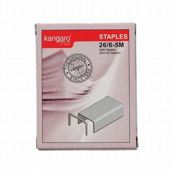 Staples Size 24/6  Silver O-Series Kangaro