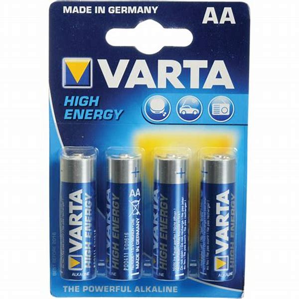 Batteries. AA Varta Energy