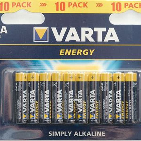 Batteries. AAA Varta Energy