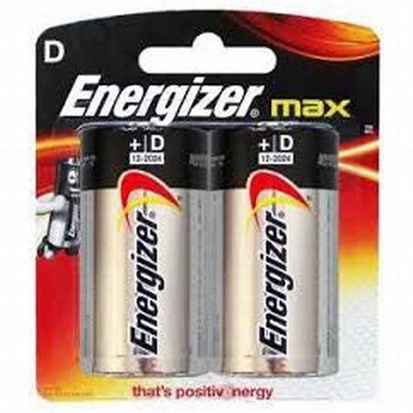 Batteries D Max Energizer