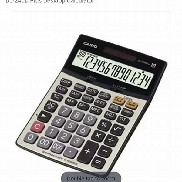 Calculator Model DJ-220 12 Digit Casio