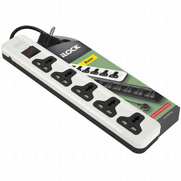 Power strip, 5 outlets I Lock- 5066 ILOCK