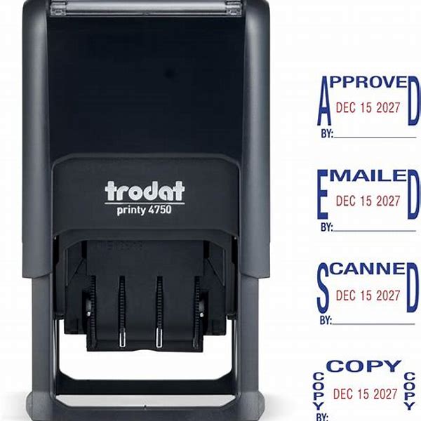Stamp Date Printy 4750 Trodat