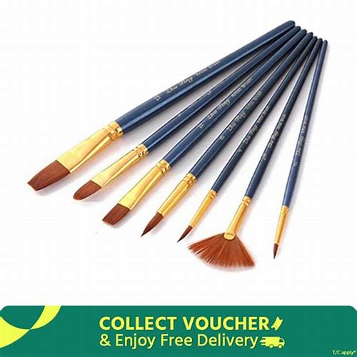 [C-AB083050] Brush Artist A6060R Set of 12 Pieces Round Keep Smiling