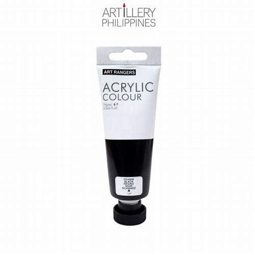 [C-AR172050] Colors Acrylic No.FEA75T 75 ml Black FEA908 Art Rangers